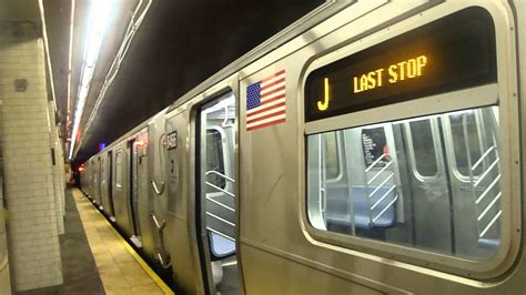 Mta New York City Subway On Board R A J Train From Canal St To