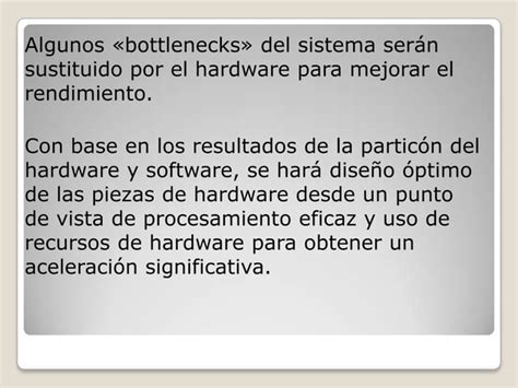 Co diseño de hardware software PPT