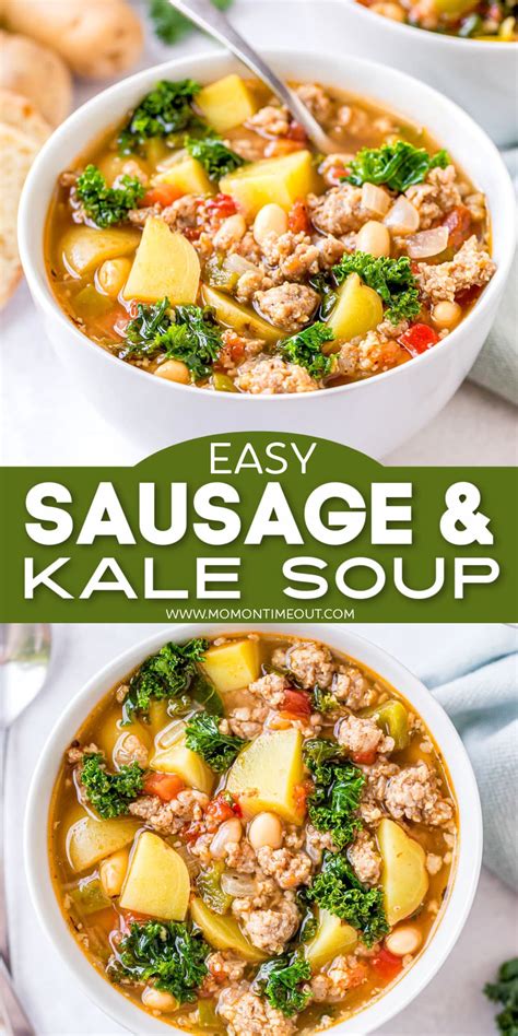 Sausage Kale Soup Recipe Mom On Timeout Echovib