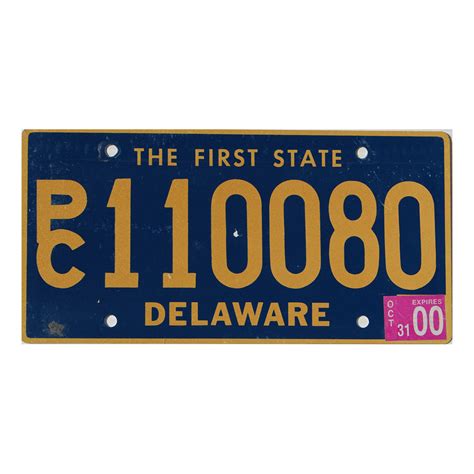 Delaware License Plates | Bulk License Plates