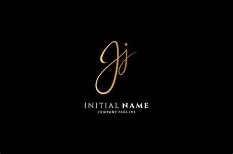 Premium Vector | Initial Jj logo in luxury signature design style