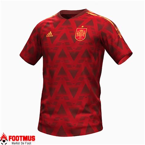 Achat Nouveau Maillot Equipe Foot Espagne Domicile 2022 2023 Moins Cher