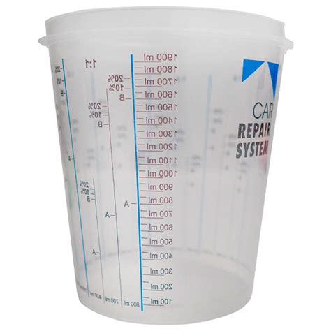 Vaso Medidor De Ml Microcementos Y Resinas Epoxi