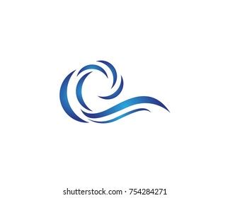 Abstract Wave Logo Design Template Stock Vector (Royalty Free ...