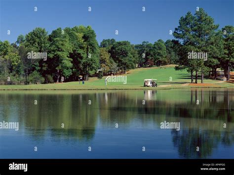 Golf Course Pinehurst Resort Country Club North Carolina Usa Stock