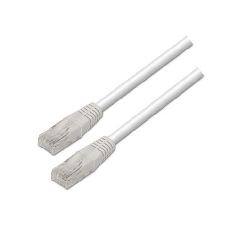 A133 0198 Cable De Red Latiguillo RJ45 Cat 5e UTP AWG24 Blanco 2 0