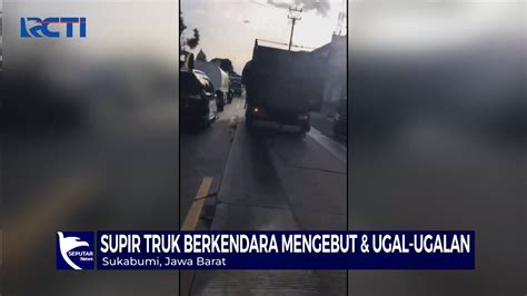 Aksi Kejar Kejaran Antara Polisi Dan Sopir Truk Ugal Ugalan Di Jalur