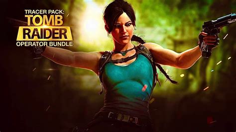 CONFRIMED TOMB RAIDER Lara Croft Operator Bundle Tracer Pack WARZONE