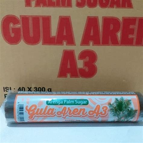 Jual GULA AREN BATOK PREMIUM 300 Gram 1 4 Kg Arenga Palm Sugar Batu A3