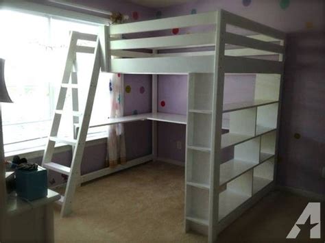 Full Size Loft Bed With Stairs For Adults Juvxxi