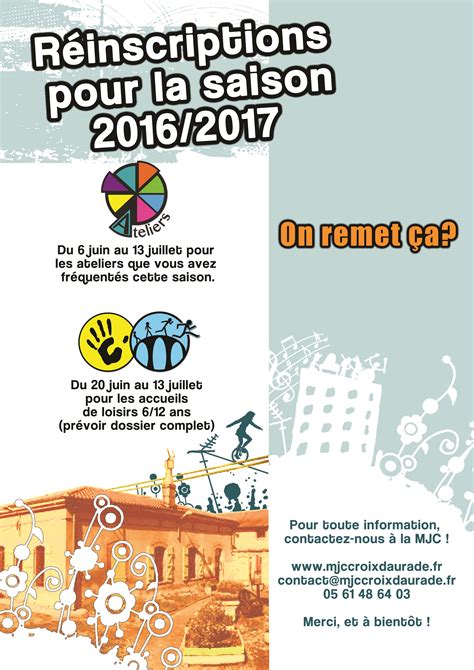 Les R Inscriptions Aux Clubs Dactivit S Et Les Inscriptions Aux