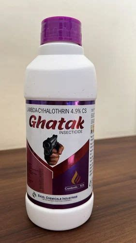 Lamba Cyhalothrin 4 9 CS Ghatak Insecticide 1L At Rs 510 Litre In Karnal