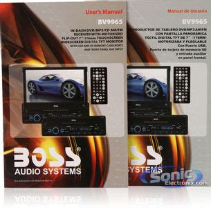 Boss Bv Lcd Touchscreen Dvd Cd Mp Car Stereo Receiver