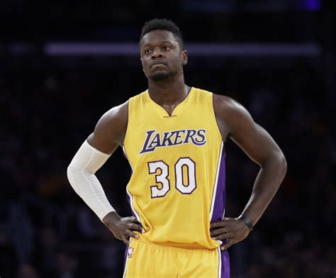 Lakers Forward Julius Randle Returns To Los Angeles To Support