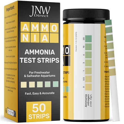 Snapklik Jnw Direct Ammonia Test Strips For Fish Tank