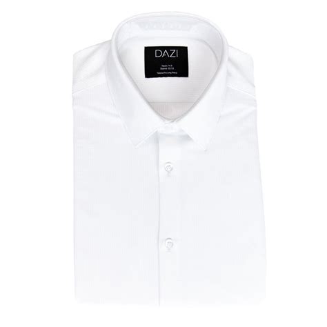 White Dress Shirt Long Sleeve Groomsshop