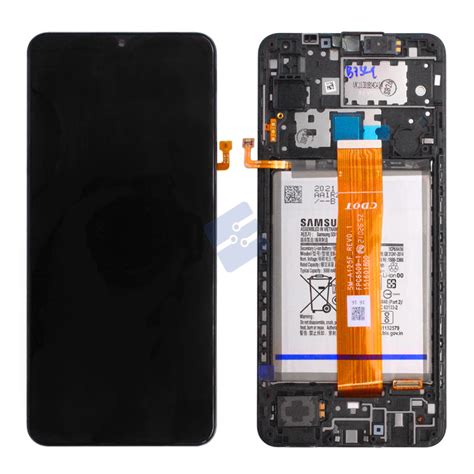 Samsung Sm A125f Galaxy A12 Ecran Complet Gh82 24708agh82 24709a With Battery Black