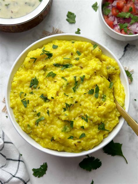 Khichdi Rice And Lentil Porridge Instant Pot Indian Veggie Delight