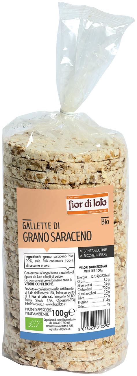 Gallette Di Grano Saraceno Fior Di Loto Agricoltura Biologica