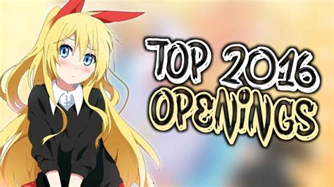 My Top Anime Openings Of Youtube