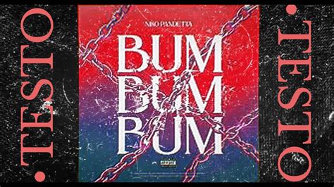 Niko Pandetta BUM BUM BUM Prod TempoXso Janax TESTO YouTube