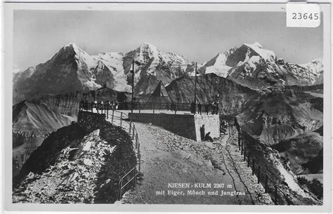 Niesen Kulm Mit Eiger M Nch U Jungfrau Kaufen Auf Ricardo