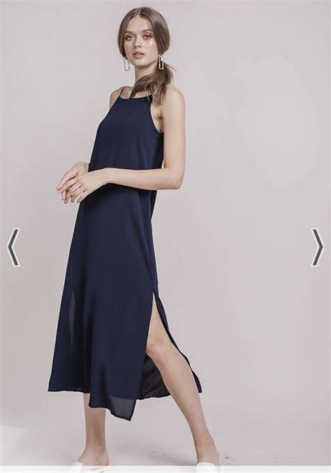 TTR Taye Midi Dress In Navy Women S Fashion Dresses Sets Dresses