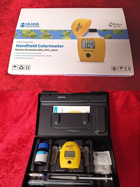 Hanna Instruments Hi Marine Amonia Handheld Colorimeter Checker