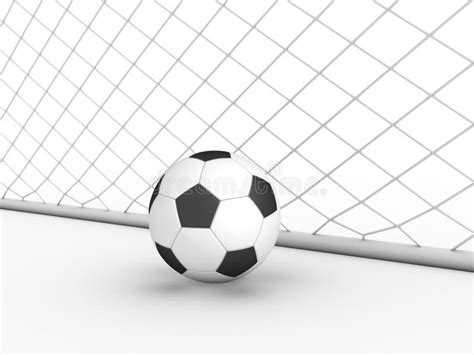 White Football Goal 2 Stock Illustration Illustration Of Goalie