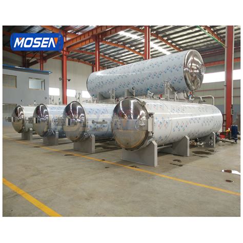 Industrial Automatic Loading Autoclave Retort Sterilizer For Pet Food