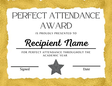 Attendance Certificate Templates