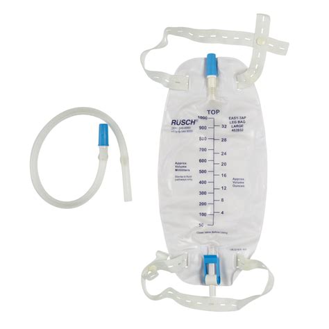 Urinary Leg Bag Easy Tap Anti Reflux Valve Sterile Ml Vinyl Pack