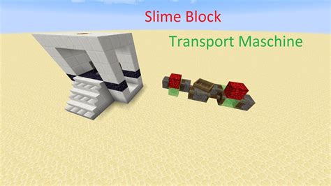 Minecraft SLIME BLOCK Flying Maschine ZWEI RICHTUNGEN YouTube