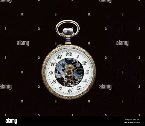 Old Fashioned Pocket Watch Stock Photo Alamy