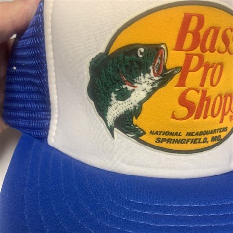 Bass Pro Shops Vintage Sport Cap Patch Trucker Hat Ca Gem