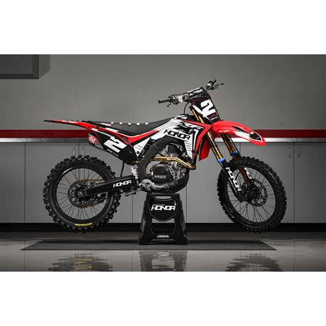 Kit Deco Motocross Honda Red Frame