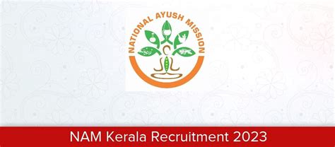 National Ayush Mission Recruitment Apply Now Kerala Official