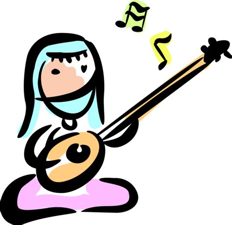 Download Cartoon Saraswati Playing Veena | Wallpapers.com