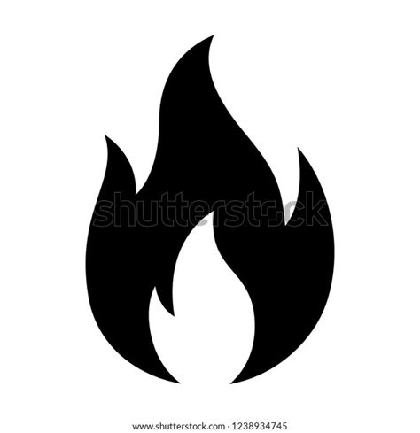 Hot Fire Flame Heat Spicy Food Stock Vector Royalty Free 1238934745 Shutterstock