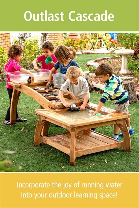 Outlast Cascade water table | Toddler water table, Outdoor classroom, Outdoor learning spaces