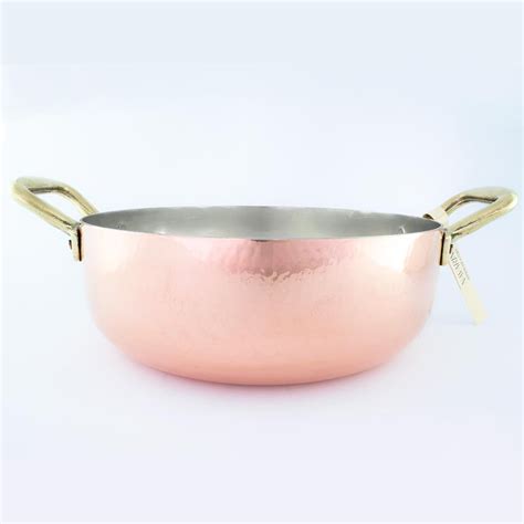 Rounded Copper Casserole With Lid 87 44qt N3 Free Image Download