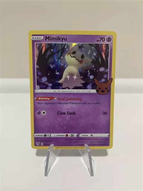 Mimikyu Trick Or Trade Halloween Holo Carte Pok Mon Tcg