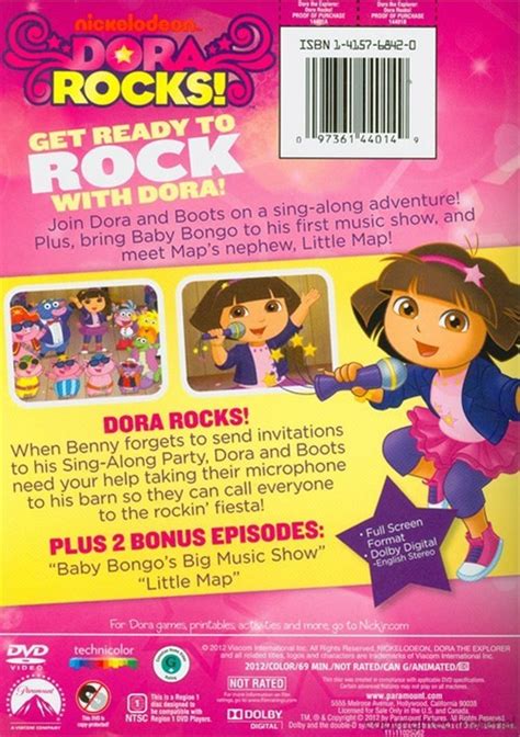 Dora The Explorer Dora Rocks Dvd 2012 Dvd Empire