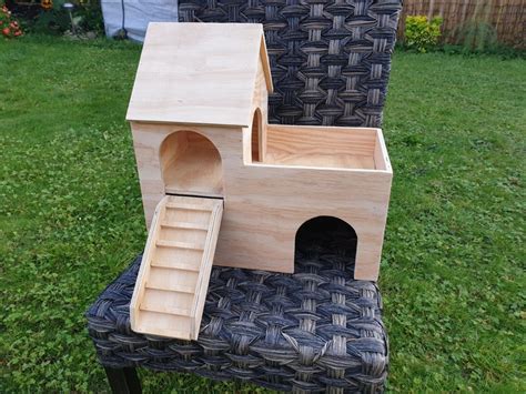 Diy Guinea Pig Hideout Wood Greenic