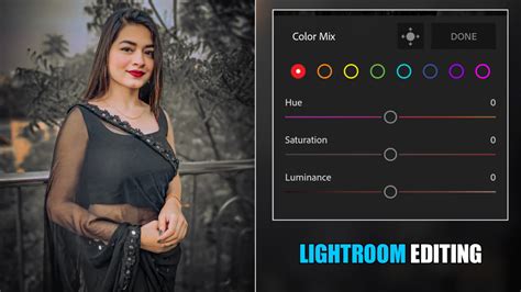 Lightroom Dark Background Colour Photo Editing Tutorial