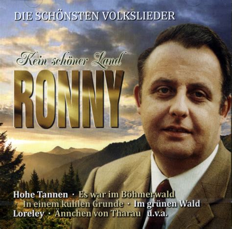 Ronny CD Kein schöner Land schönsten Volkslieder Bear Family