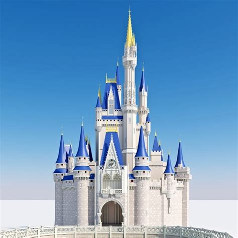 3d Cinderella Castle Model