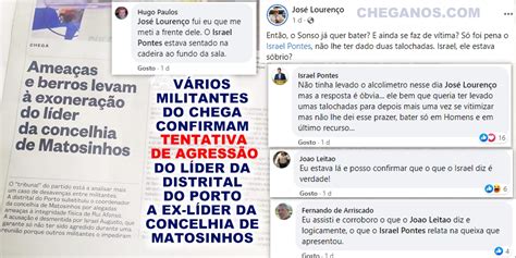 Vários Militantes Do Chega Confirmam Tentativa De Agressão Do