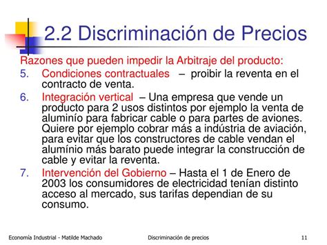 PPT 2 2 Discriminación de Precios PowerPoint Presentation free