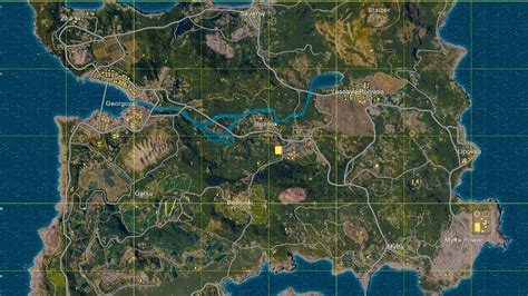 PlayerUnknown S Battlegrounds Map Guide Find The Best Landing Zones In